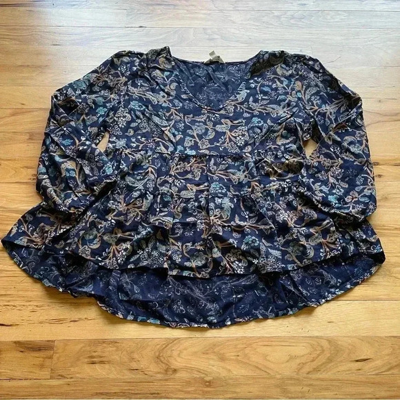 Lucky Brand Tops - Lucky Brand Floral Blouse